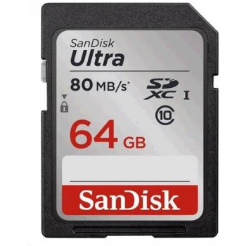 SanDisk Ultra microSDXC 64 GB Class UHS-I SDSQUNC-064G-GN6MA