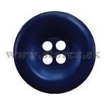 Knoflík čtyřdírkový 34mm inkoustová – Zboží Dáma