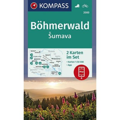 Böhmerwald sumava 1:50 000 - KOMPASS-Karten GmbH
