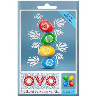 OVO Velikonoční barvy na vajíčka 4 barvy 5 g – Hledejceny.cz