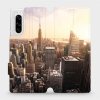 Pouzdro a kryt na mobilní telefon Sony Pouzdro Mobiwear parádní flip Sony Xperia 5 - M138P New York