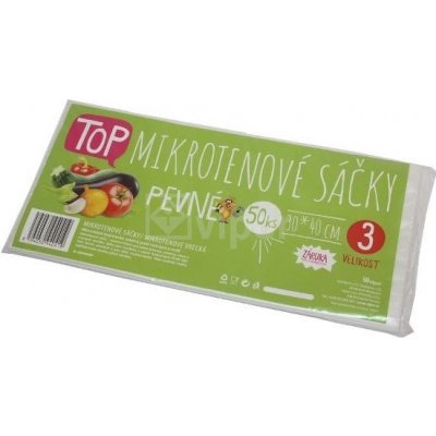 Mikrotenové sáčky TOP pevné 30x40cm, HDPE, 50ks – Zboží Mobilmania
