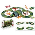ALLTOYS Variabilní dráha s dinosaury a tunelem 144 dílů – Zboží Dáma