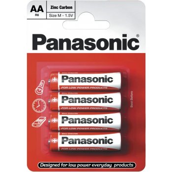 Panasonic Red Zinc AA 4ks 00133698