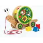 Hape tahací šnek s vhazovacím válcem – Hledejceny.cz