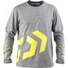 Rybářské tričko, svetr, mikina Daiwa Triko s dlouhým rukávem D-Vec T-Shirt LS grey yellow