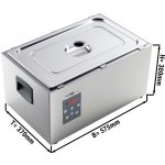 G.Gastro Sous vide GN 1/1 Vodní lázeň se statickým ohřevem vody 21035 – Sleviste.cz