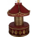 Clayre & Eef Červený keramický stojan pod vánoční stromeček kolotoč – 52x73 cm – Hledejceny.cz
