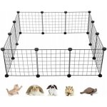 SONGMICS Ohrádka pro drobná zvířata variabilní 143 x 73 x 46 cm – Zboží Dáma