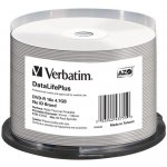 Verbatim DVD-R 4,7GB 16x, AZO, printable, spindle, 50ks (43755) – Hledejceny.cz