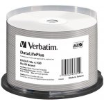 Verbatim DVD-R 4,7GB 16x, AZO, printable, spindle, 50ks (43755) – Zboží Živě