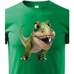 dětské triko Tyrannosaurus-rex, zelená