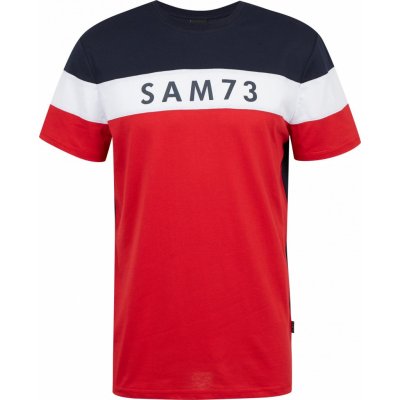SAM 73 pánské triko KAVIX Červená – Zboží Mobilmania