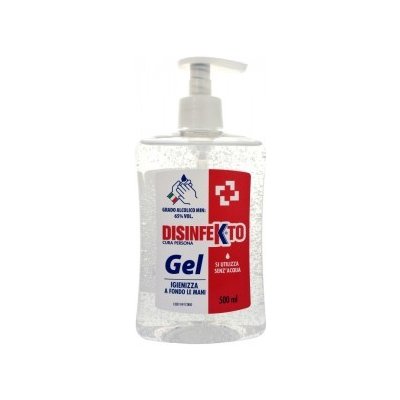 Madel Disinfekto gel Mani desinfekční bezoplachový gel na ruce s pumpičkou proti bakteriím 500 ml