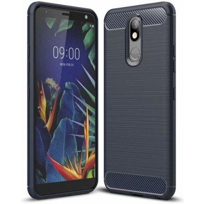 Pouzdro Carbon LG K40 modré