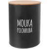 Dóza na potraviny Orion Dóza Polohrubá mouka Black černá 2,3 l