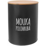 Orion Dóza Polohrubá mouka Black černá 2,3 l – Zboží Mobilmania