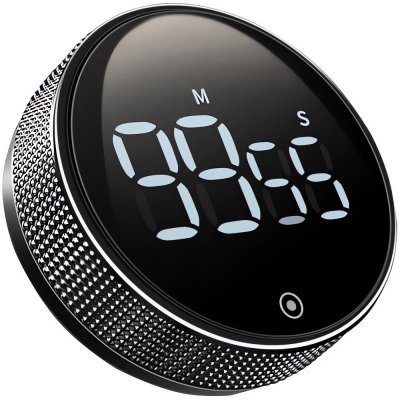 Ruhhy 22052 Digitální kuchyňská minutka černá – Zboží Mobilmania