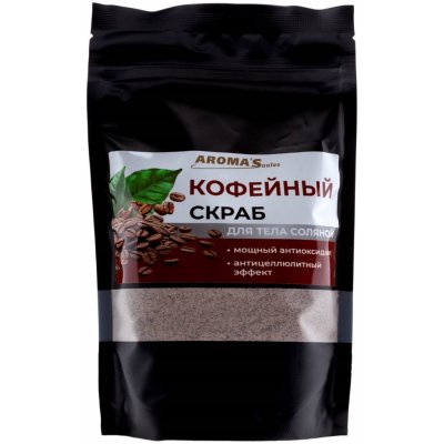 Aroma´Saules tělový peeling s mořskou solí Káva 400 g – Zboží Dáma