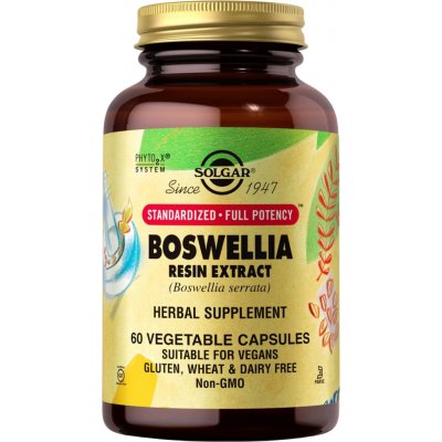 Solgar SFP Boswellia Resin Extract 60 veg. kapslí – Hledejceny.cz