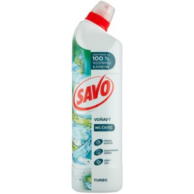 Savo WC na rez a vodní kámen 750 ml – Zboží Mobilmania