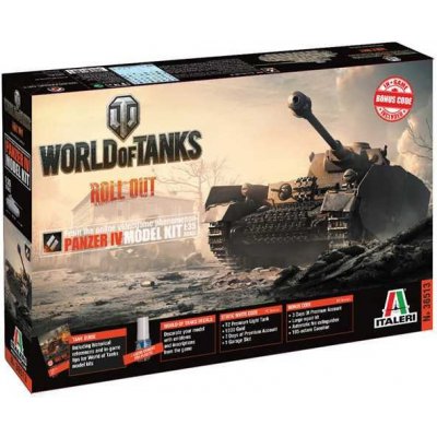 Italeri World of Tanks 36513 Panzer IV 1:35 – Zbozi.Blesk.cz