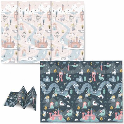 Vzdělávací skládací pěnová podložka 200 x 150 x 1 cm Nukido NK-341 734102 – Hledejceny.cz