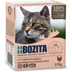 Bozita Cat kousky jelly kuře & játra 370 g