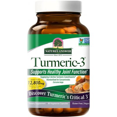 Nature's Answer Turmeric 3 90 Veg Kapslí – Hledejceny.cz