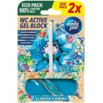 AMBI PUR WC Active gel blok 2 x 45 g vodní květy – Zboží Mobilmania