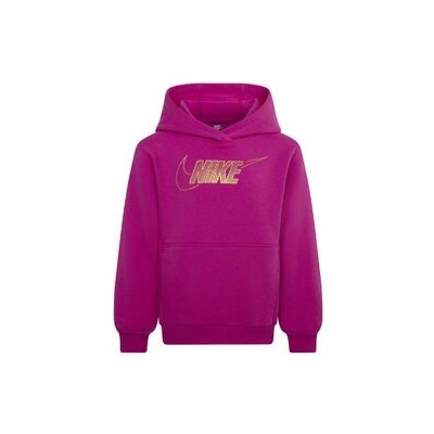 Nike nkg k nsw club flc hdy shne 36L423-A0I fialová – Zboží Dáma