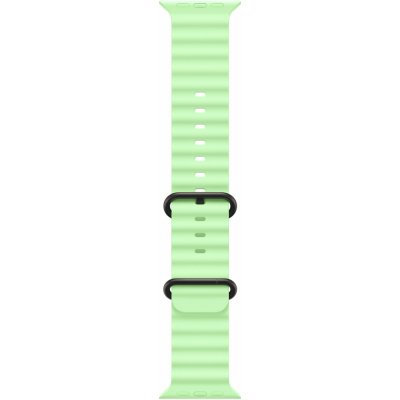 Apple Watch 49mm neonově zelený Oceánský řemínek - provedení z černého titanu MGCL4ZM/A – Zboží Živě