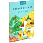 Mideer Sada samolepek mapa světa – Zboží Dáma