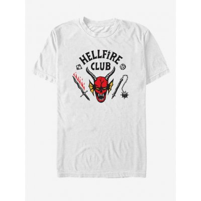 Hellfire Club Stranger Things Netflix Triko ZOOT Fan bílá