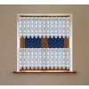 Záclona Dekorační vitrážová žakárová záclona PITTER 60 bílá 300x60 cm (cena za vrchní díl) MyBestHome