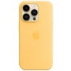 Pouzdro a kryt na mobilní telefon Apple Apple iPhone 14 Pro Silikonový kryt s MagSafe slunečně žlutý MPTM3ZM/A