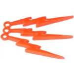 Oranžový blesk, 45x9mm – Sleviste.cz