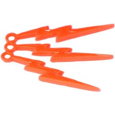 Oranžový blesk, 45x9mm – Sleviste.cz