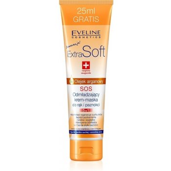 Eveline Cosmtics Extra Soft Omlazující krém – maska na ruce a nehty 5v1 100 ml