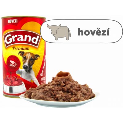 Grand HOVĚZÍ Premium 1,3 kg – Zboží Mobilmania