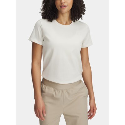 Under Armour UA HWT BRANDED CORE SS Dámské tričko hnědá – Zboží Dáma