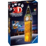 Ravensburger 3D puzzle Svítící Big Ben 216 ks – Zboží Mobilmania