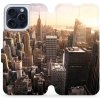 Pouzdro a kryt na mobilní telefon Apple Mobiwear flip Apple iPhone 15 Pro Max - M138P New York