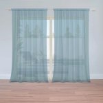 Záclony Bledě modrá: 2 ks - 150x250 cm - Sablio – Hledejceny.cz