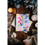 Látkový obal na knihy booksleeve Abstrakt duhový – Zboží Dáma