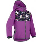 Unuo dívčí softshellová bunda s fleecem Jednorožec fialová – Zboží Dáma