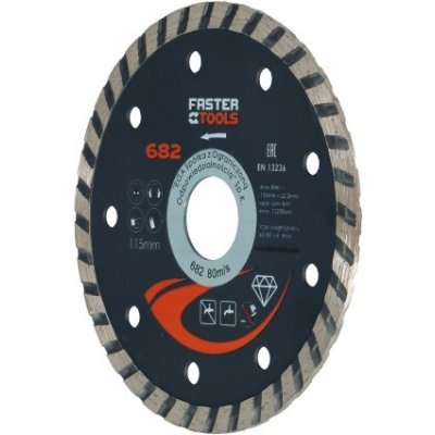 Jipos Diamantový kotouč 115 x 2 x 22,2 mm 682 – Zboží Dáma