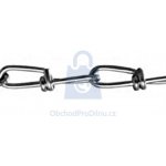 Řetěz uzlovaný DIN 5686, nerez A4 1,6 x 22 mm 1 m – Hledejceny.cz