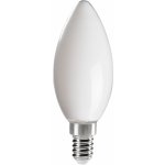 LED žárovka XLED - Filament Candle C35 - 4,5W, 470lm, E14, teplá bílá (WW), Ra80, 320°, mléčná - Kanlux (29620) – Zboží Živě