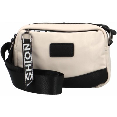 Stylová sportovní crossbody kabelka Gissela béžová